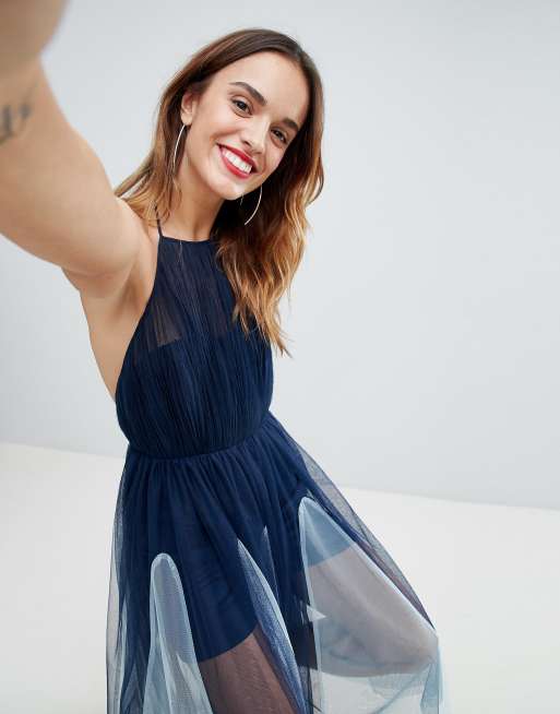 Asos premium cheap midi dress