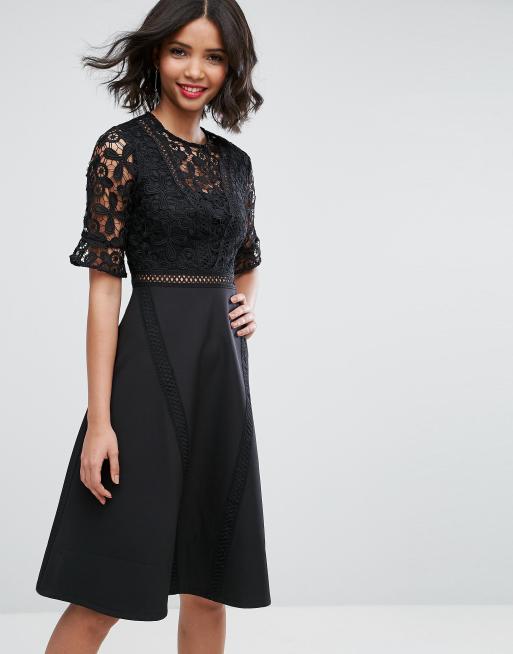 Asos premium best sale lace midi