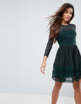 asos lace dress