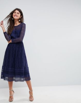 asos premium lace dress