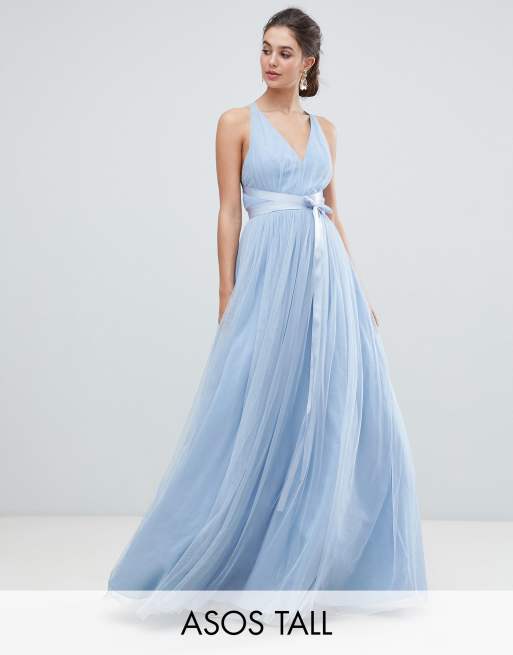 Asos premium tulle 2025 maxi prom dress