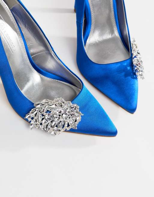 Scarpe blu gioiello sale