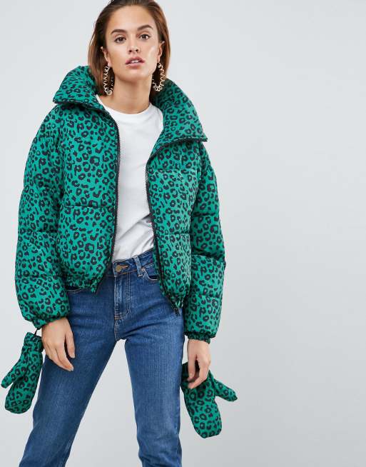 Asos leopard print on sale jacket