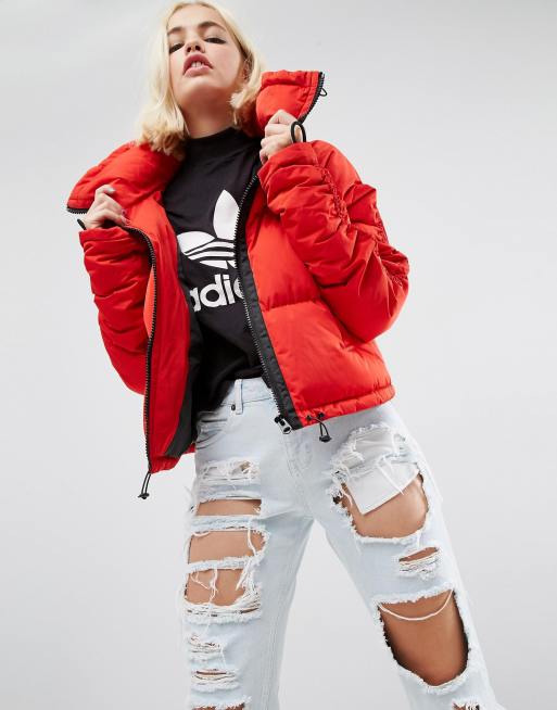 Asos hot sale red puffer