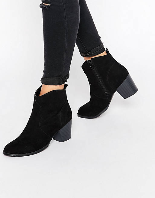 ASOS RAE Western Ankle Boots