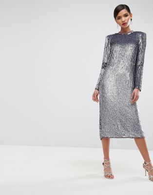 sequin dress shoulder pads