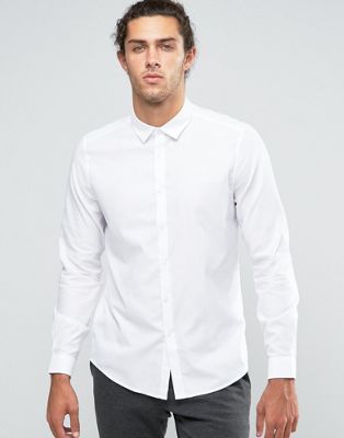 ASOS Regular Fit Shirt In Texture Dobby | ASOS