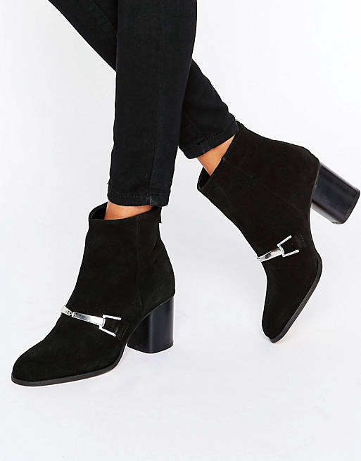 ASOS REVATI Suede Ankle Boots