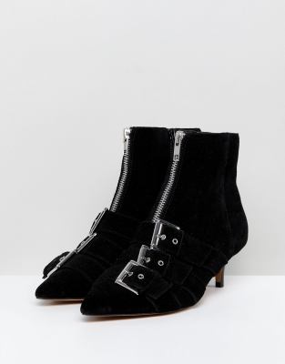 asos black suede ankle boots