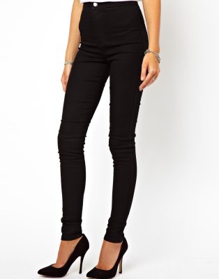 asos black jeggings