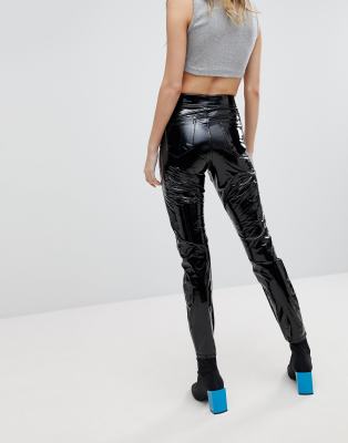 talia dark wash cargo jeans