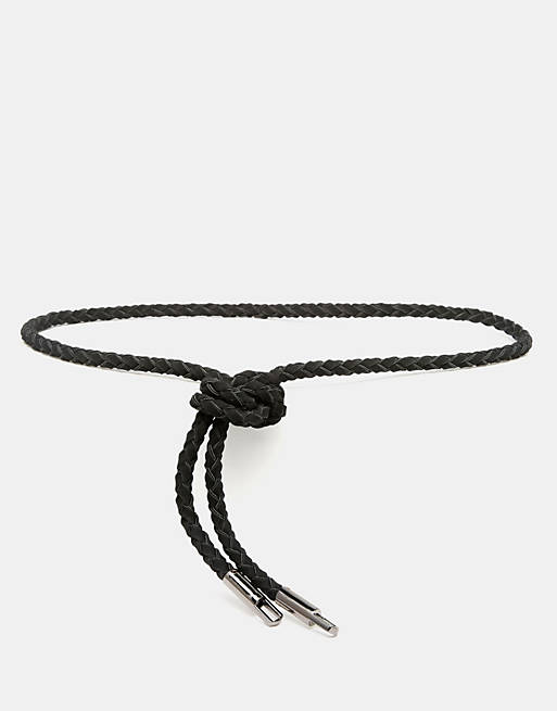 ASOS Rope Belt In Faux Leather