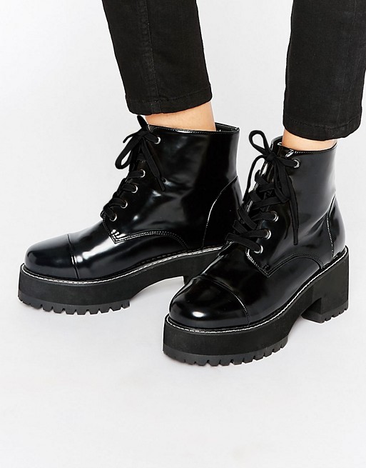 ASOS | ASOS RUE Chunky Lace Up Boots