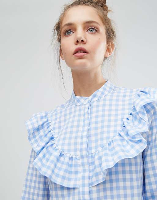 Asos cheap gingham top