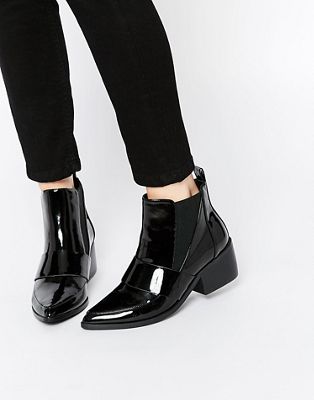 chelsea pointed ankle boots