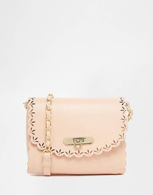 ASOS Scallop Cross Body Bag With Laser Cut Out