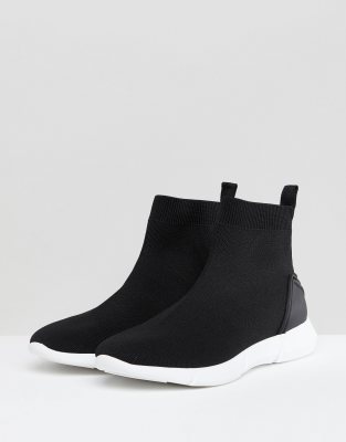 ASOS - Scarpe da ginnastica nere alte a calza | ASOS