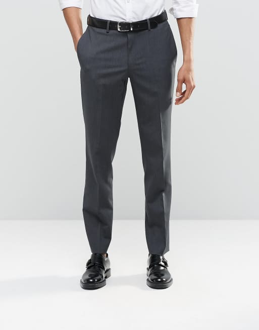 Asos Enger Anthrazitfarbener Anzug Asos