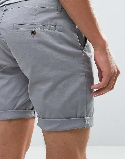 vindiog Grau Blau in im und ASOS Set warmesgrau Schmale Chinoshorts 2er Rabatt nqStXwpZPw