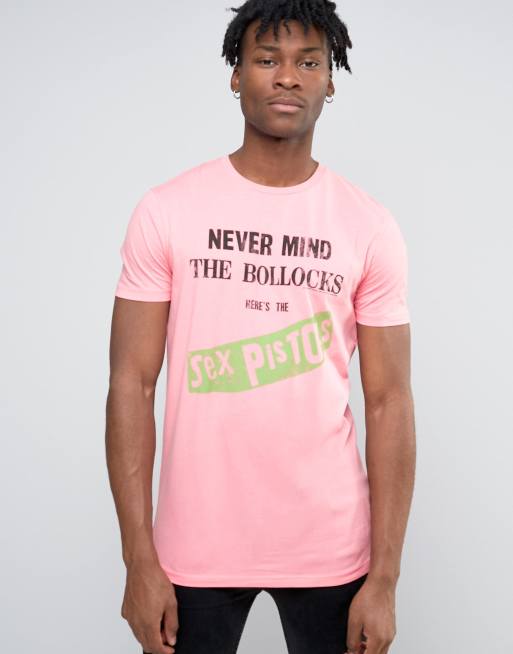 Pink discount band shirt