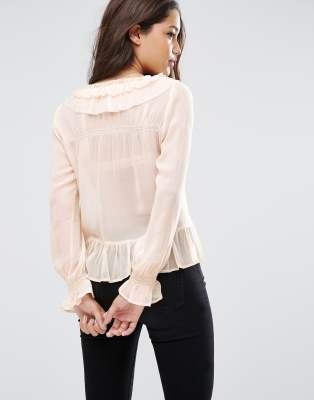 asos sheer top