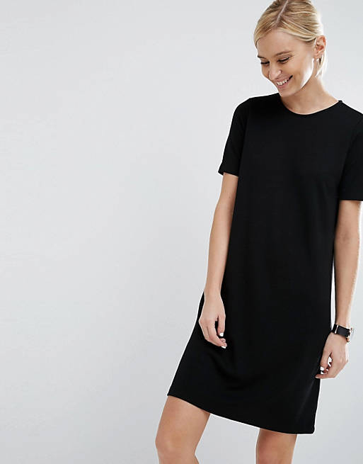 ASOS Shift Dress in Ponte with Short Sleeves