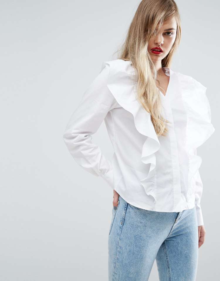 рубашка с воланами. рубашка с рюшами. рубашка с оборками. рубашка с оборками. блузка с рюшами.