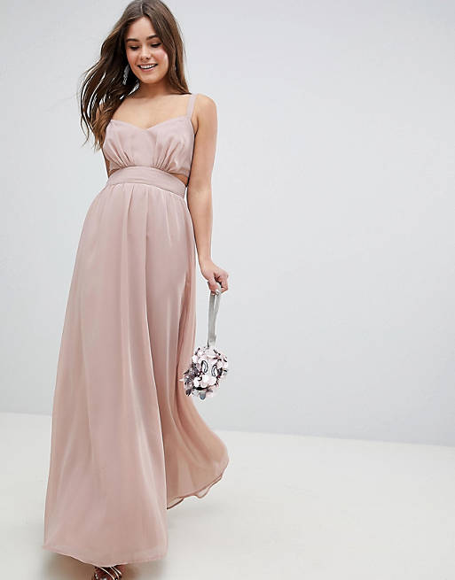 ASOS Side Cut Out Maxi Dress with Cami Straps