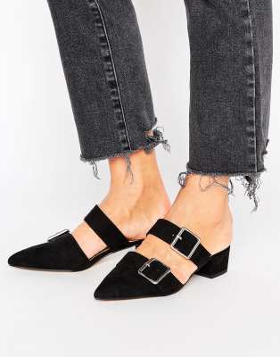 ASOS SIESTA Pointed Mule Flats