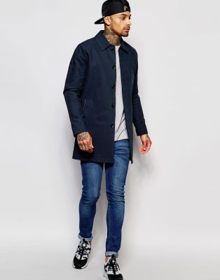 asos trench coat mens