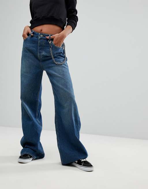 High rise skater store jeans