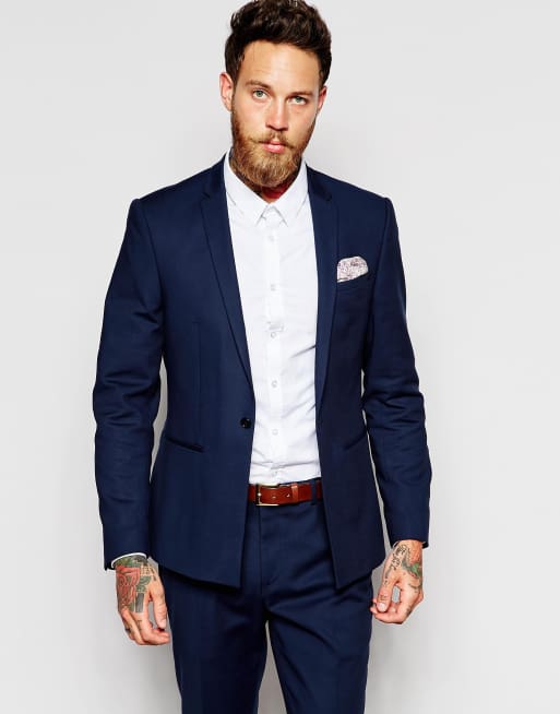 ASOS | ASOS Skinny Blazer In Navy