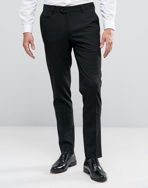 ASOS | ASOS Skinny Smart Trousers in Black