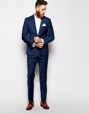 navy blue skinny dress pants