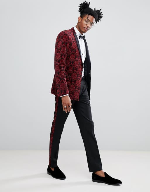 Paisley velvet outlet jacket