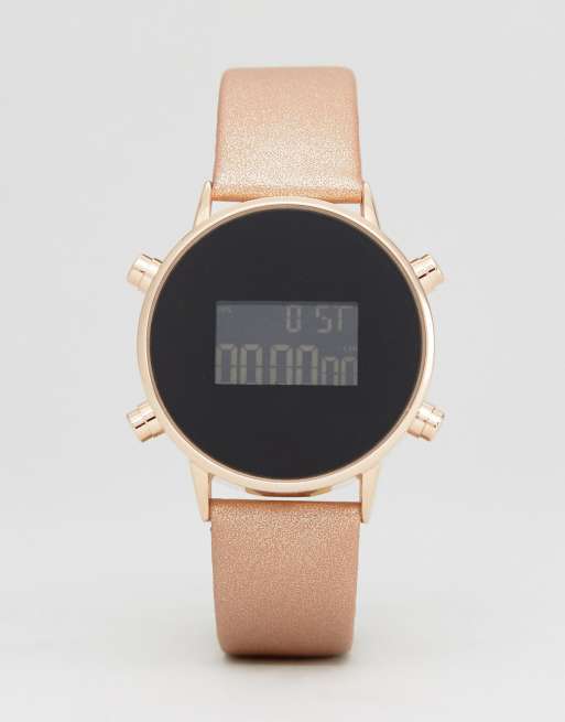 Sleek digital store watch