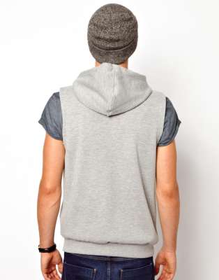 asos sleeveless hoodie