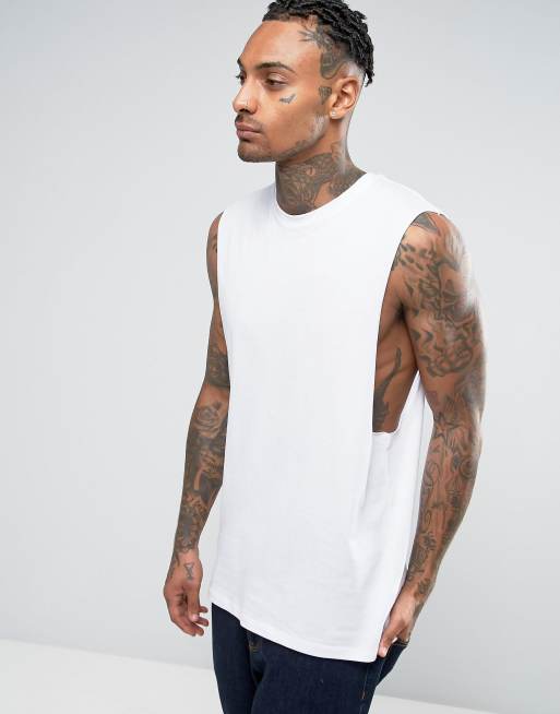 ASOS | ASOS Sleeveless T-Shirt With Dropped Armhole