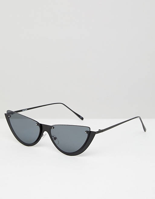 ASOS Sliced Top Extreme Cat Eye Sunglasses