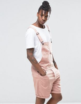 pink short overalls