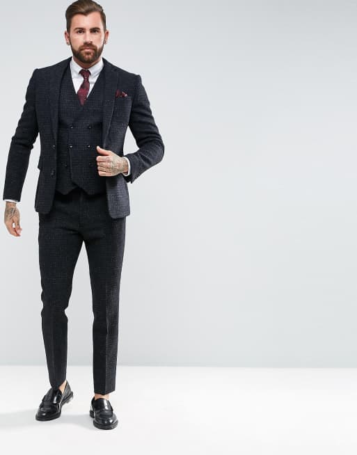 Asos hot sale tweed suit