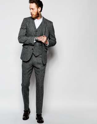 asos tweed suit