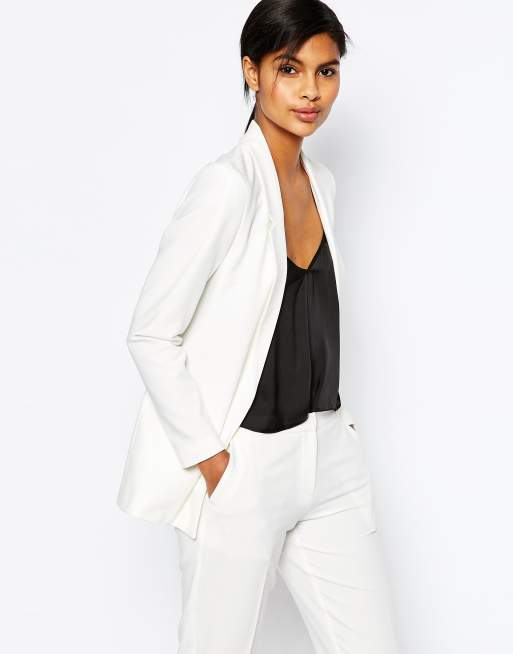 ASOS Slim Tailored Jacket In Crepe
