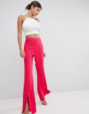 asos split trousers