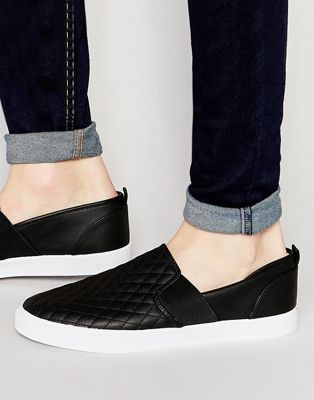 slip on quilted shoes