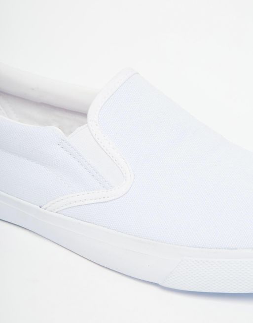 Asos white hot sale canvas shoes