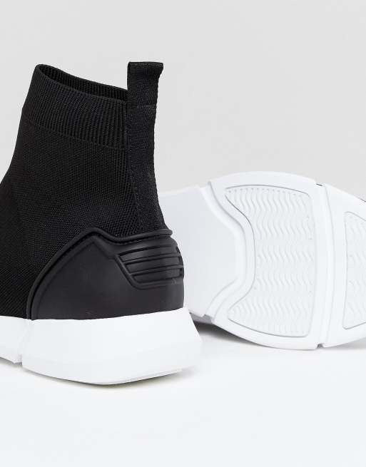 ASOS Slip Sock Sneakers In Knit |