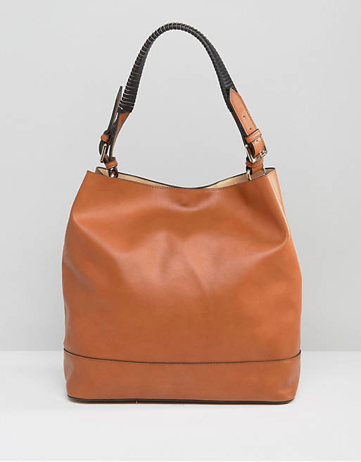 ASOS Slouchy Bag With Wrap Detail Handle