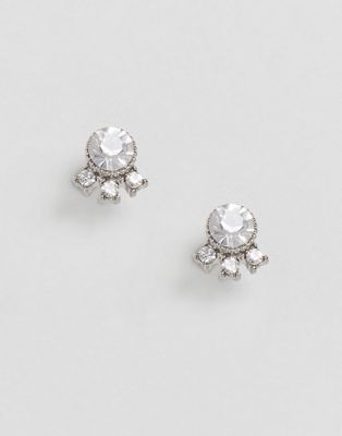 jewel stud earrings