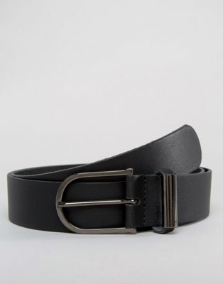 ASOS Smart Leather Belt With Keeper